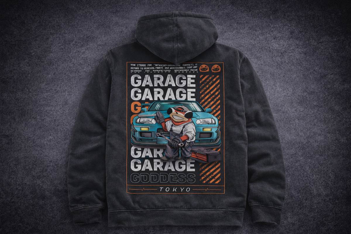 Sudadera con capucha Mecanic Zilverk 🔴 ARTÍCULO EN PRE-ORDEN
