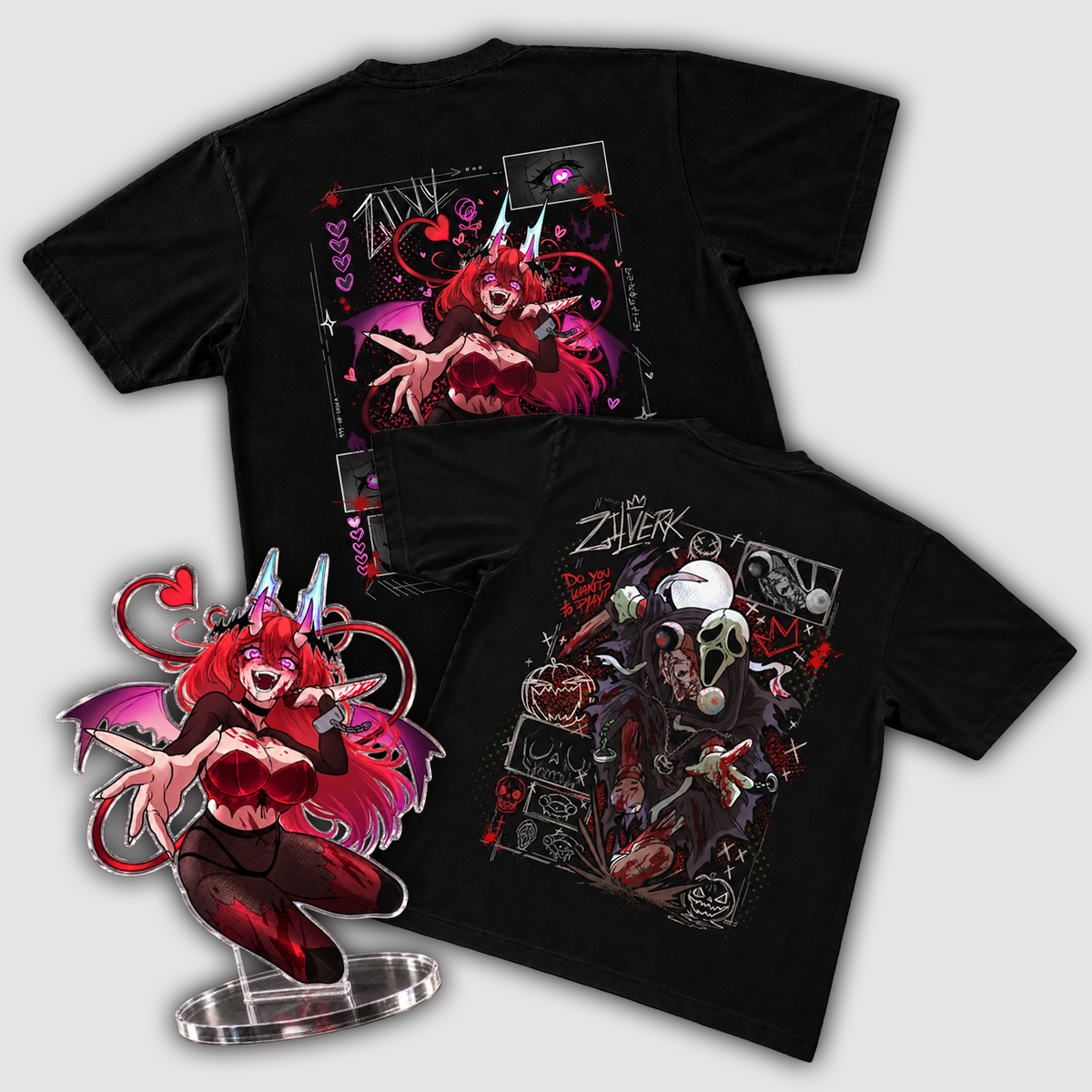Jarrowin Duo Tees (Free Zilvy Standee)