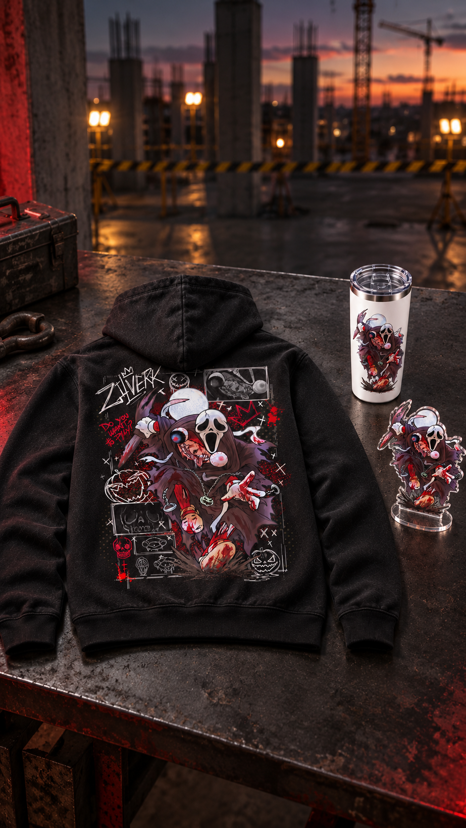 Jarrowin Full Kit ZK: hoodie, tumbler and acrylic standee