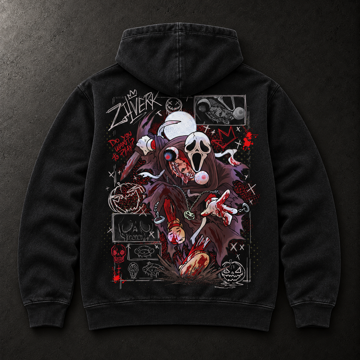 Jarrowin Hoodie ZK, back