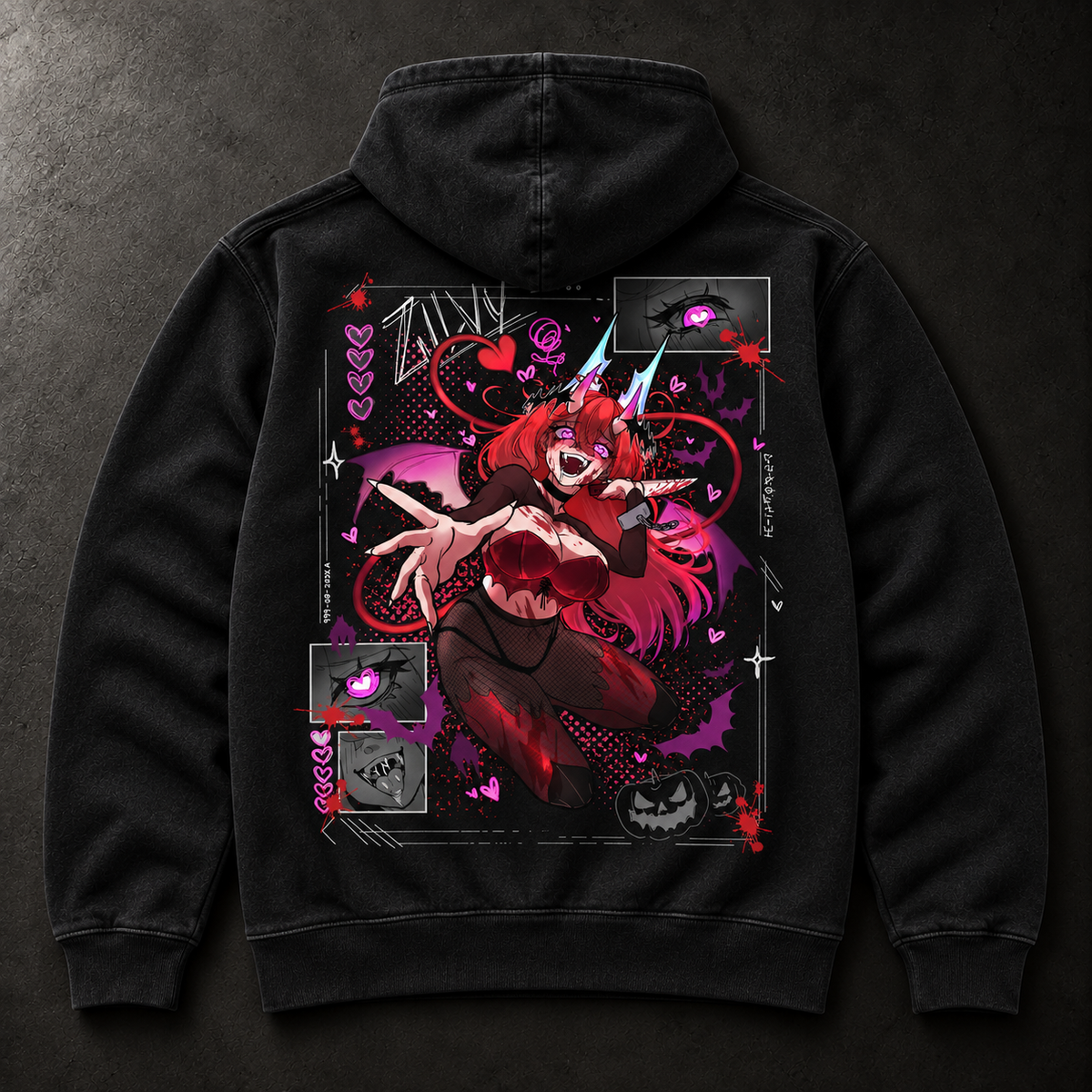 Jarrowin Hoodie Zilvy, back