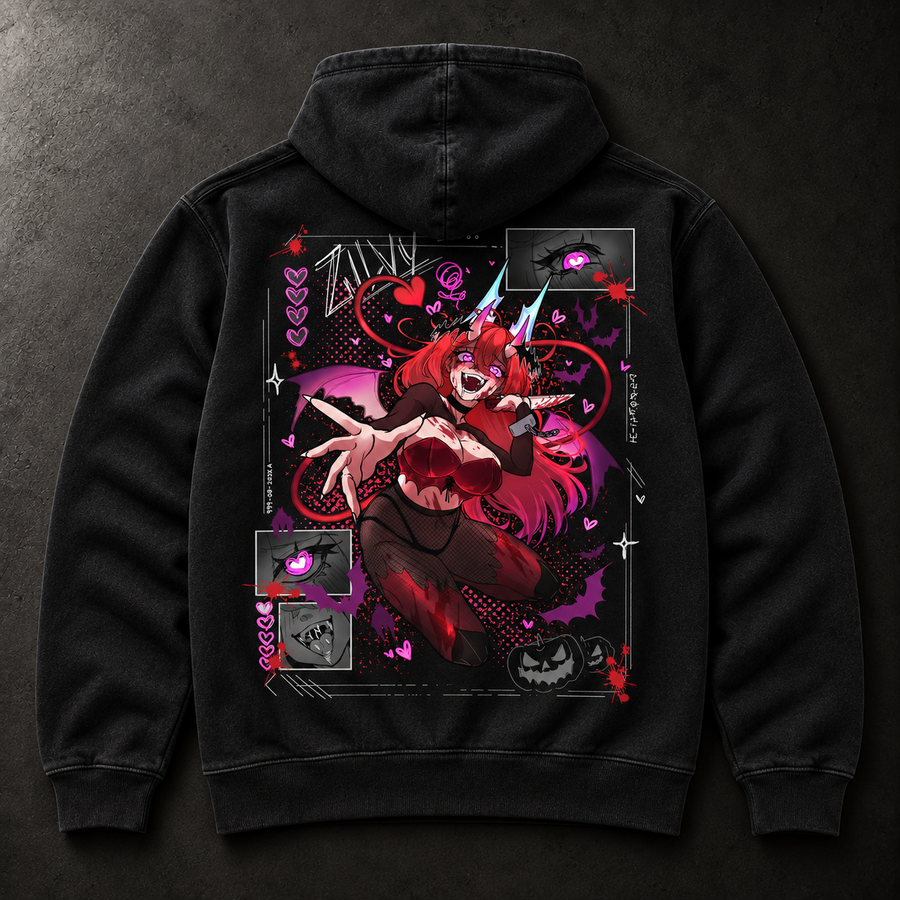Jarrowin Hoodie Zilvy, back