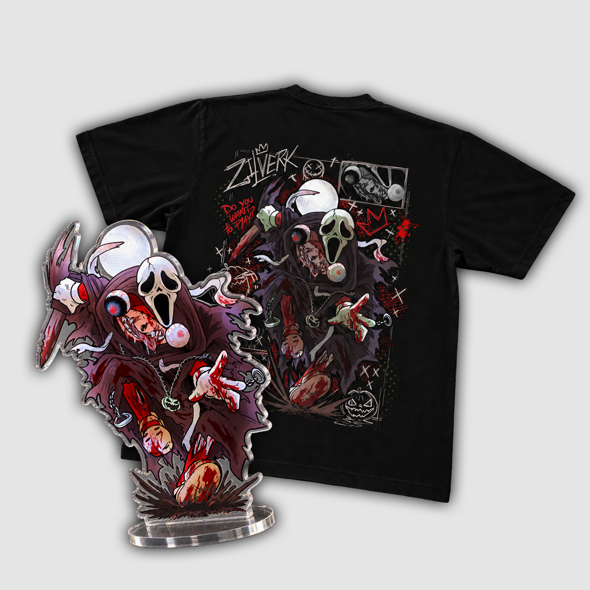 Jarrowin Shirt + Standee Zilverk Combo